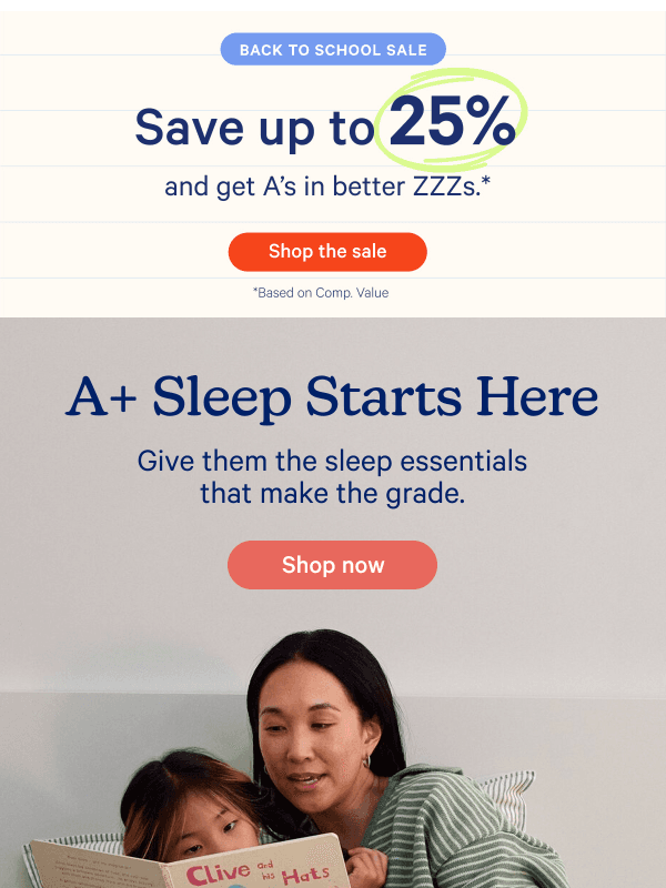Newsletter preview: Best in Class. Best in Sleep.