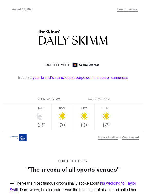 Newsletter preview: Break out that calculator