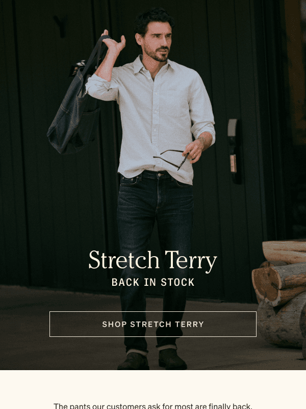 Newsletter preview: Your Favorite Pants Are Back