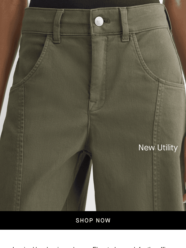 Newsletter preview: New Utility Style Pants