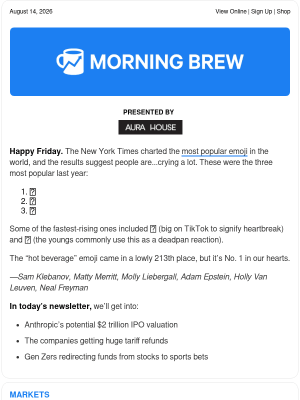 Newsletter preview: ☕️ Oh my Claude