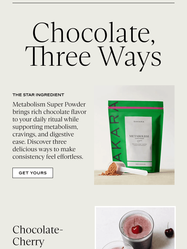 Newsletter preview: Three Chocolate Rituals, One Daily Scoop
