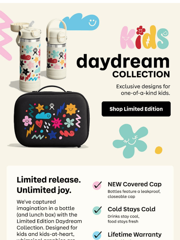 Newsletter preview: Exclusive, new and made just for little daydreamers