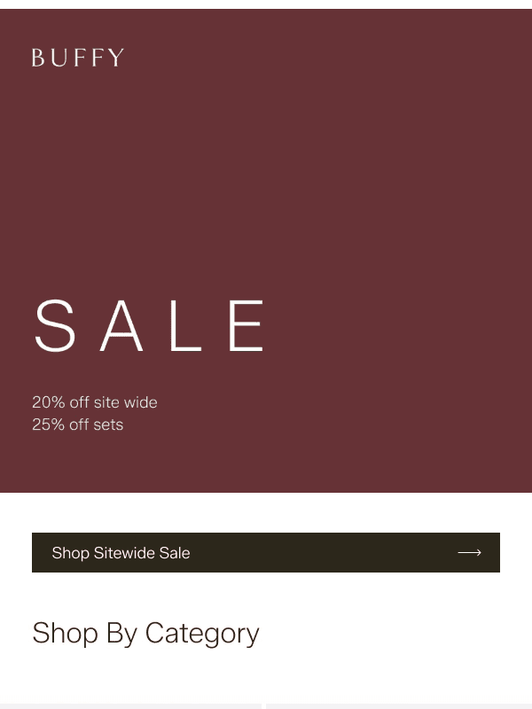 Newsletter preview: The August Mid Summer Sale