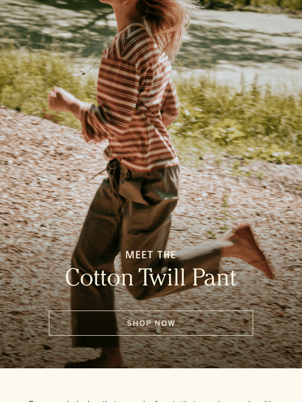 Newsletter preview: Meet The Pant That Does It All