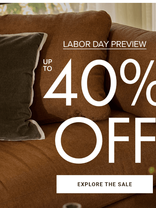 Newsletter preview: 🌅 Ends soon: Labor Day Preview
