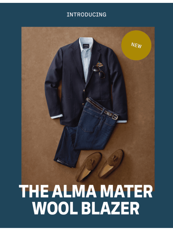 Newsletter preview: Meet the Alma Mater Blazer