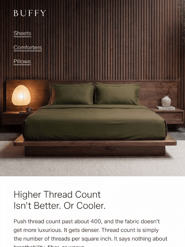 Newsletter preview: Are high thread counts warming or cooling?