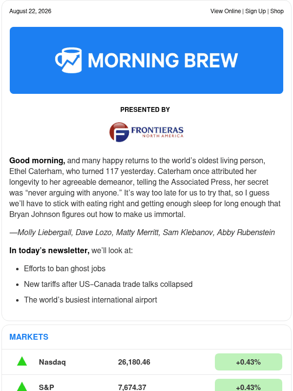 Newsletter preview: ☕️ Going after ghosts