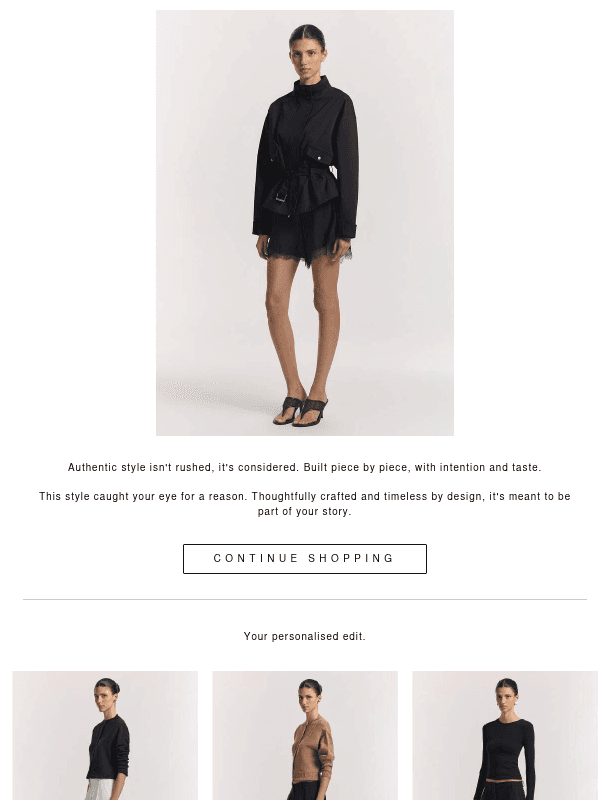 Newsletter preview: Revisit Your Selection