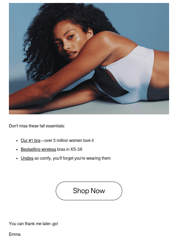 Newsletter preview: Buy one, get the second 50% off