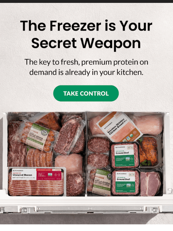 Newsletter preview: Frozen Meat Without the Sacrifice 😎