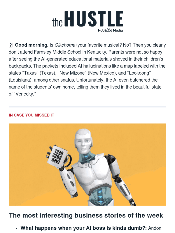 Newsletter preview: 🍽️  All you can eat… for now