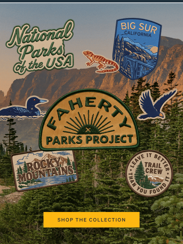 Newsletter preview: Introducing Faherty × Parks Project