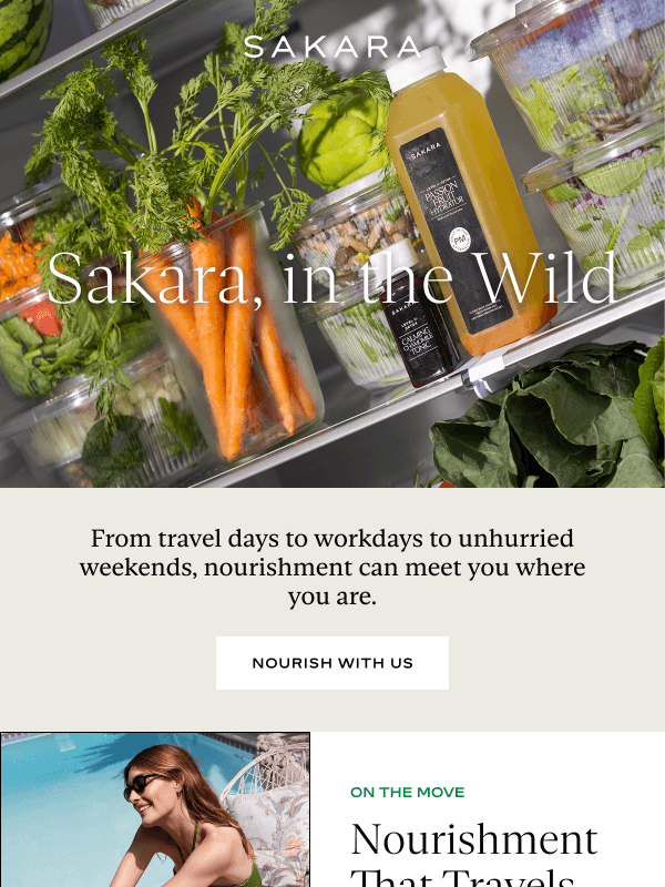 Newsletter preview: Sakara, Out in the World