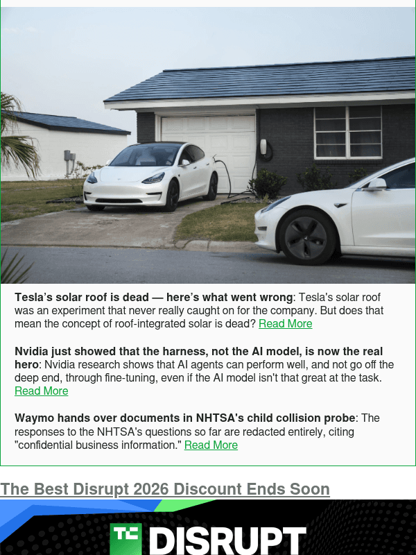 Newsletter preview: Tesla’s solar roof is dead — here’s what went wrong