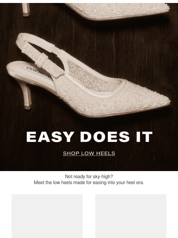 Newsletter preview: Tiny Heel. Major Chic.