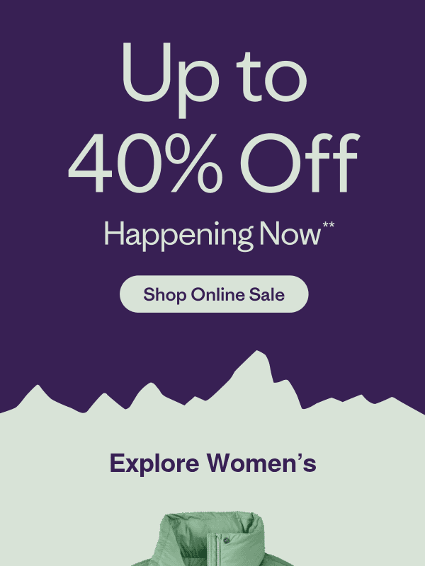 Newsletter preview: Up to 40% off past-season gear
