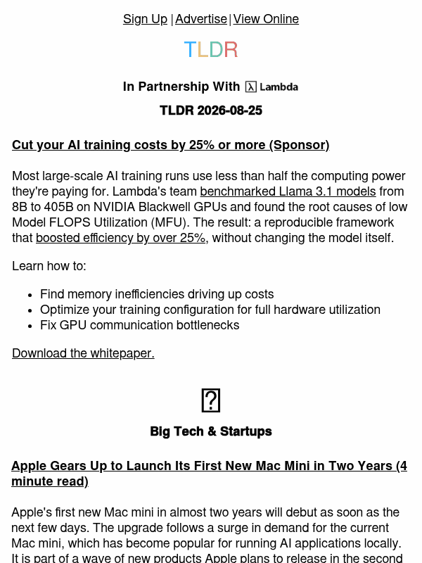 Newsletter preview: New Mac Mini 🖥️, Cybercab next week 🚕, context engineering 👨‍💻