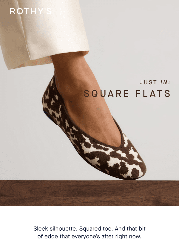 Newsletter preview: Ballerina, squared.