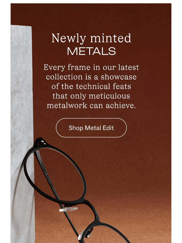 Newsletter preview: The latest in metal eyewear