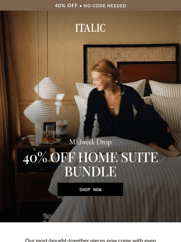 Newsletter preview: Today Only: 40% off our Best Selling Bundle