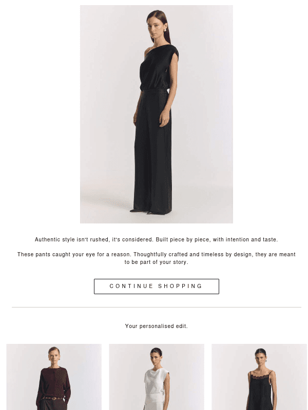 Newsletter preview: Revisit Your Selection
