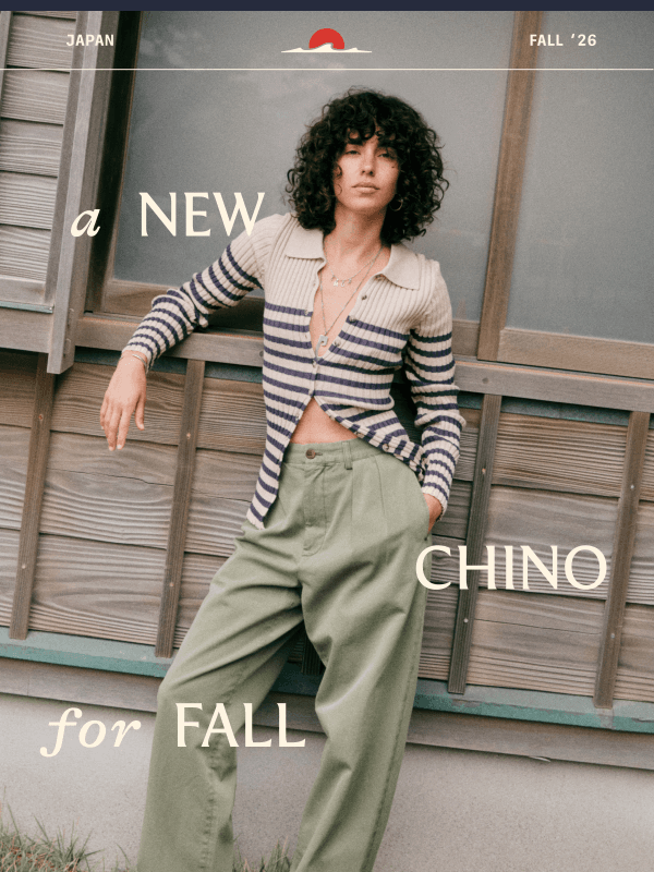 Newsletter preview: A New Take On The Classic Chino