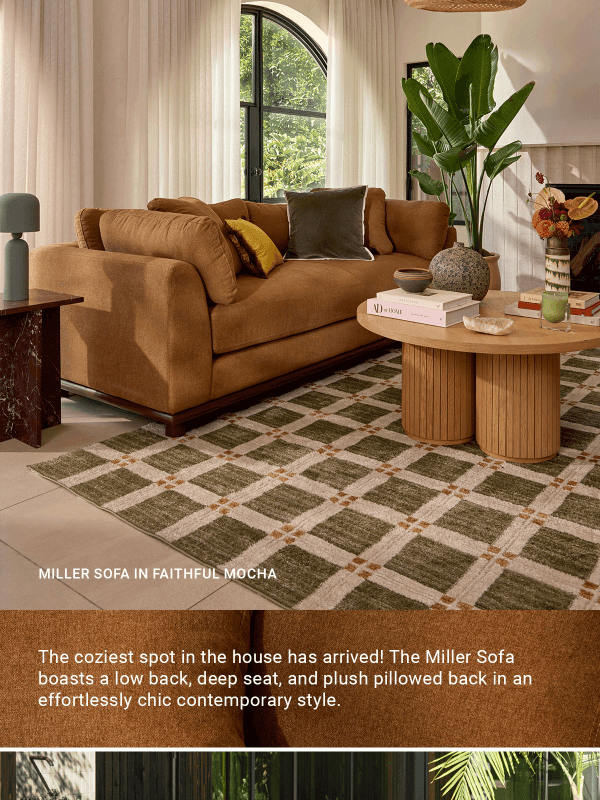 Newsletter preview: 🤎 The Miller Sofa: Timeless & Chic