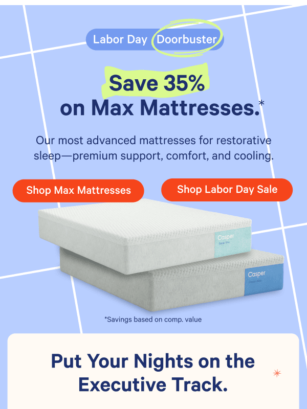 Newsletter preview: Save 35%: Labor Day Doorbusters are here*