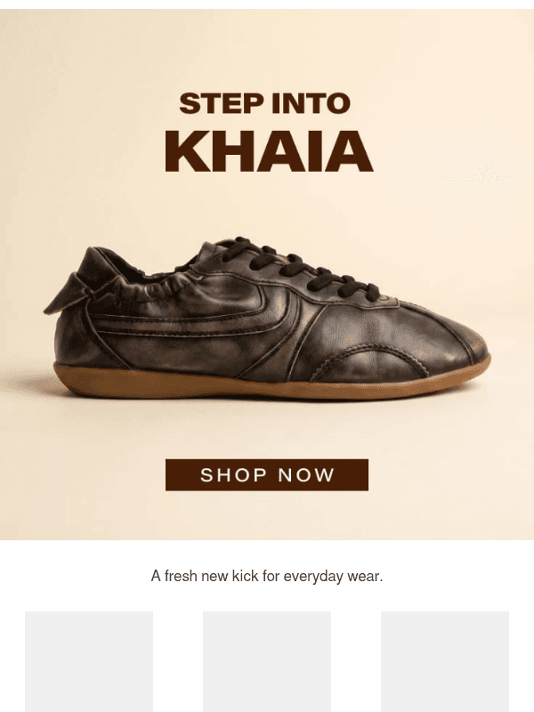 Newsletter preview: KHAIA just dropped