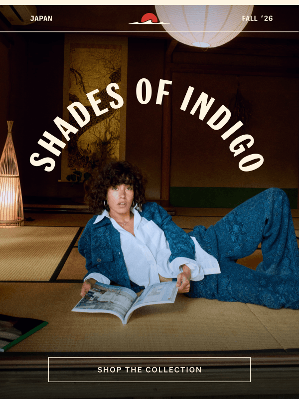 Newsletter preview: Everything Looks Better In Indigo