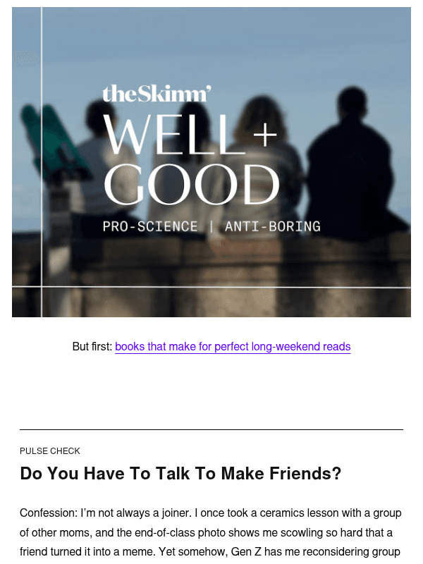 Newsletter preview: Kristen Bell's hot "after work drink"