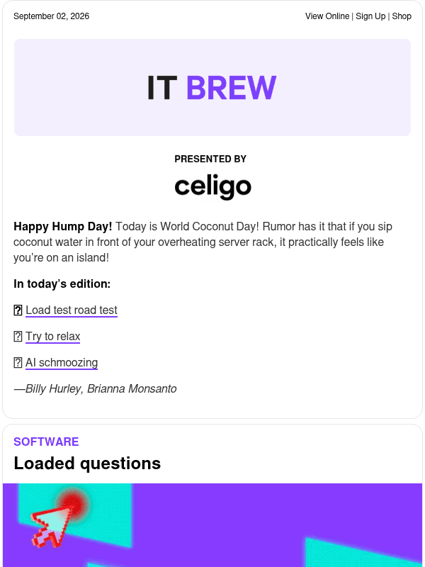 Newsletter preview: ☕ Testing, testing 1-2-3