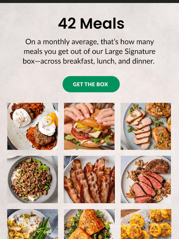 Newsletter preview: Ready To Have 42 Meals Covered?