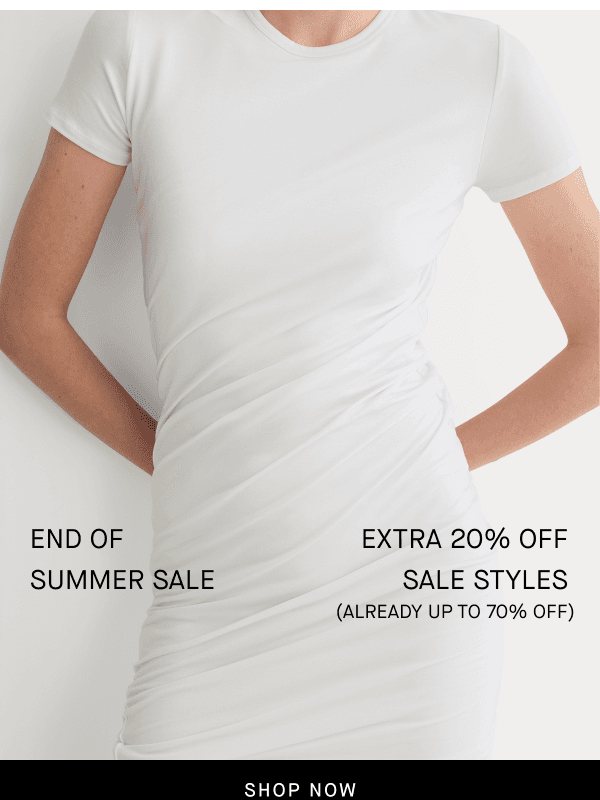 Newsletter preview: Extra 20% Off Sale Dresses & Sandals
