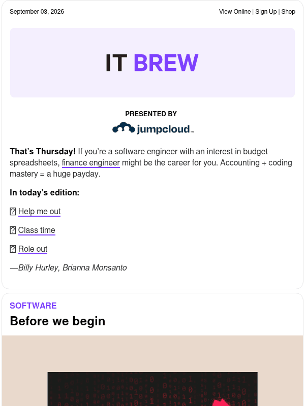 Newsletter preview: ☕ Robots, read up!