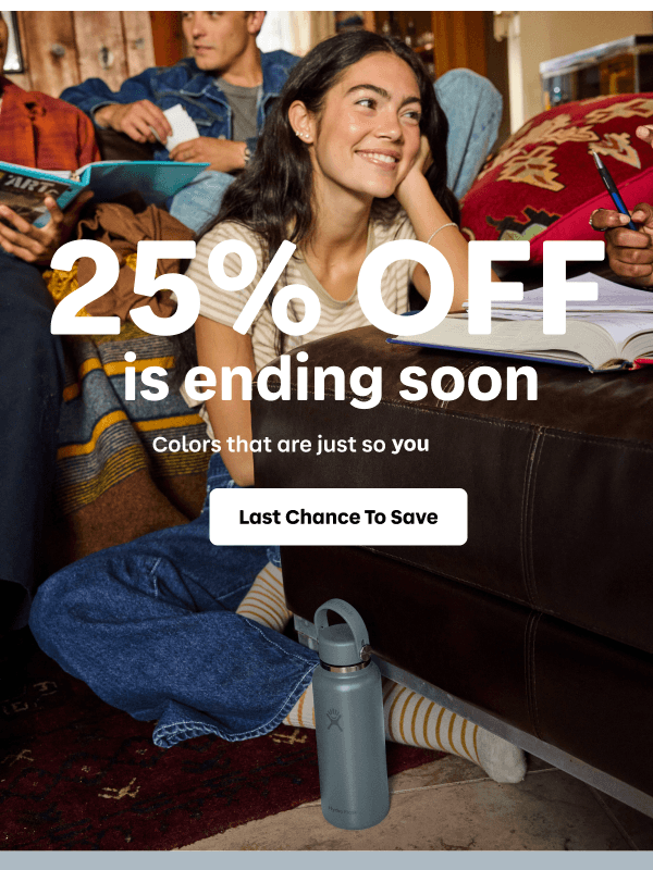 Newsletter preview: Your color is 25% off