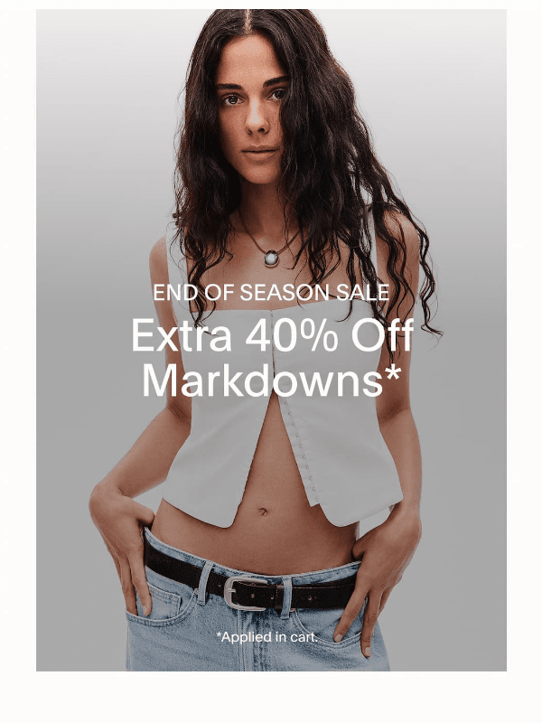 Newsletter preview: The sale is on its way out