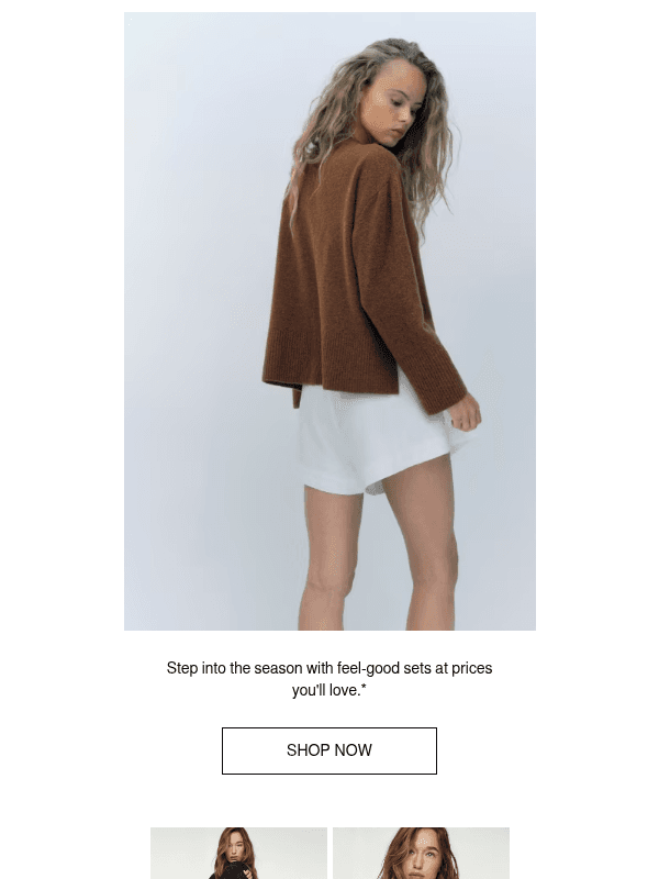 Newsletter preview: Up to 50% off (f)all things cozy