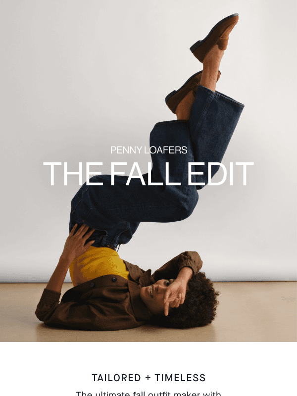 Newsletter preview: The Fall Edit: The Penny Loafer.