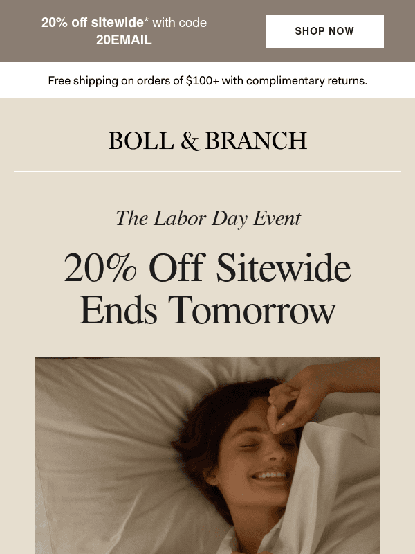 Newsletter preview: Wrap up your weekend with The Labor Day Sale