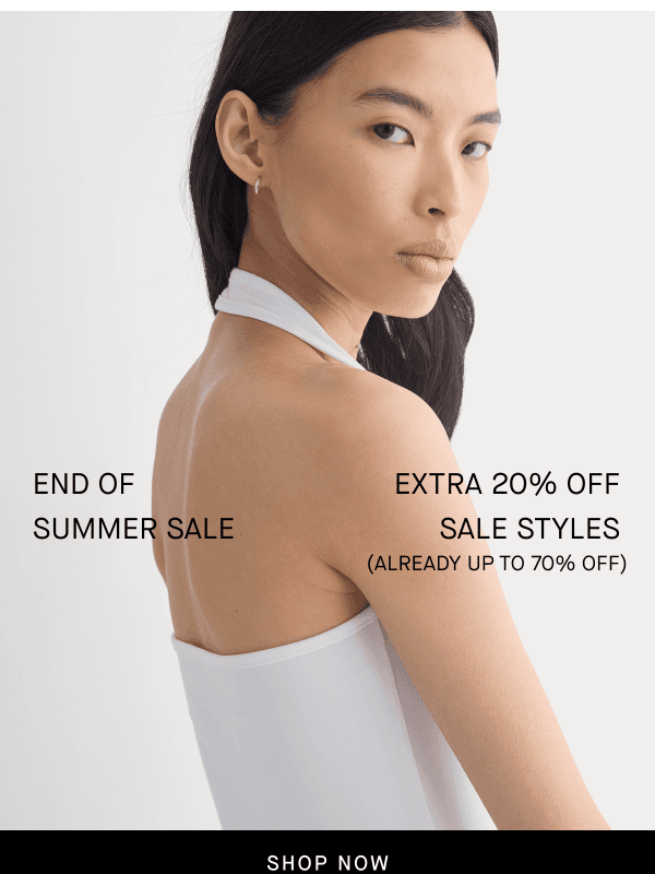 Newsletter preview: Extra 20% Off While It Lasts