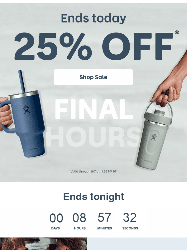 Newsletter preview: Final day for sitewide savings