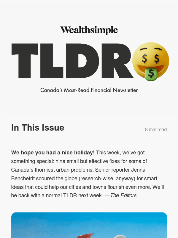 Newsletter preview: 🌆 Little fixes for big cities
