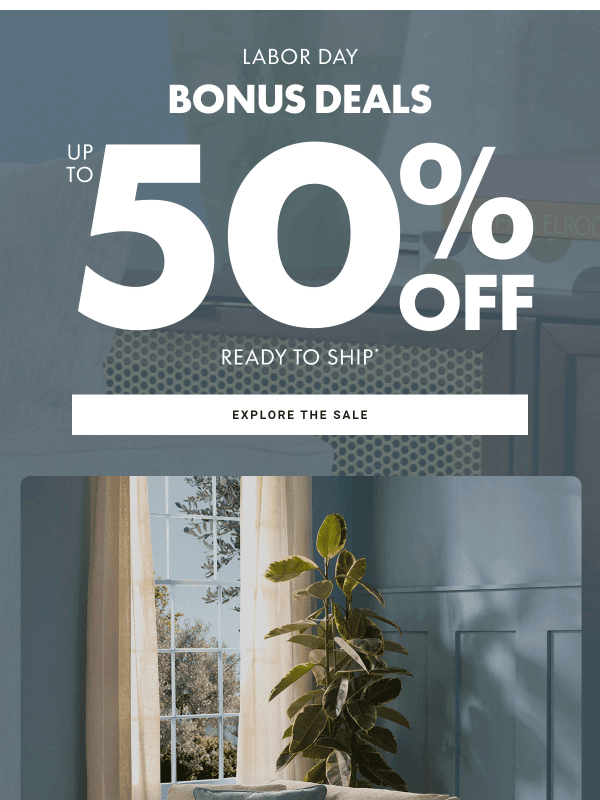 Newsletter preview: 😮 Bonus Deals: up to 50% off!