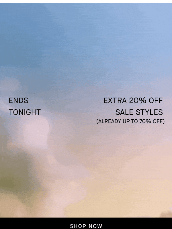 Newsletter preview: Ending Soon: Extra 20% Off