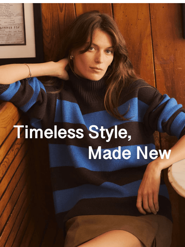 Newsletter preview: The Perfect Sweater? Quite Possibly.