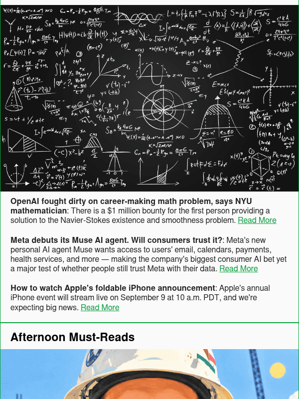 Newsletter preview: OpenAI fought dirty on career-making math problem, says NYU mathematician