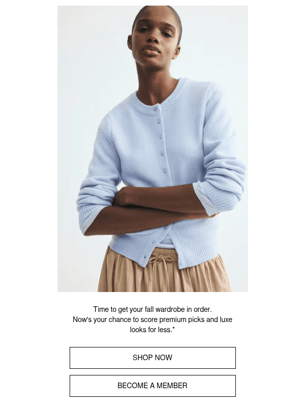 Newsletter preview: This is it: up to 50% off sitewide